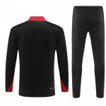 Portugal Training Sweatshirts Viertelreißverschluss 2024-25 Schwarze